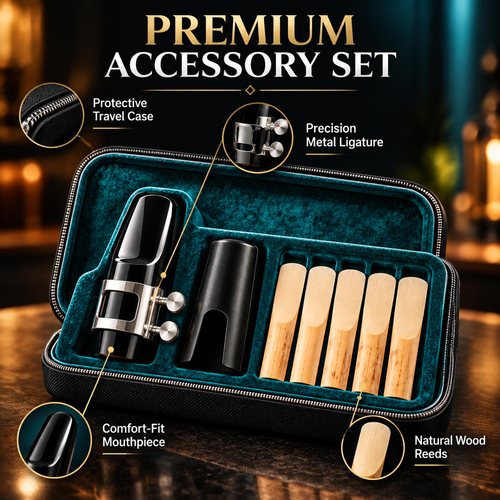 Edihsa™ Alto Saxophone Mouthpiece Accessory Set detail image 1