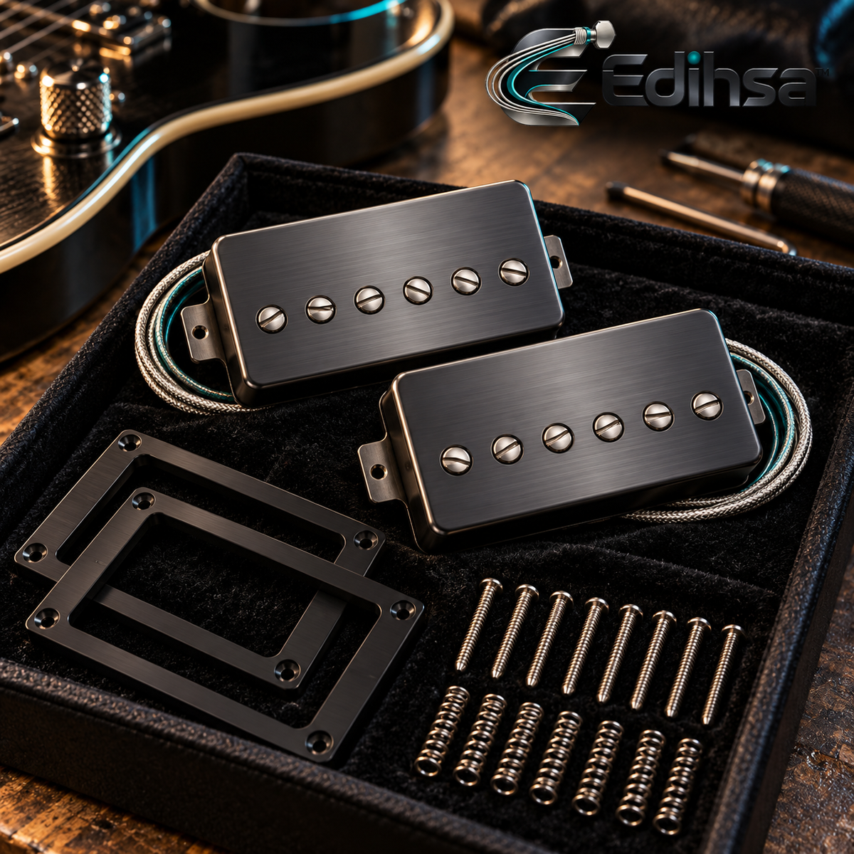 Edihsa™ Covered Humbucker Pickup Pair branded main image