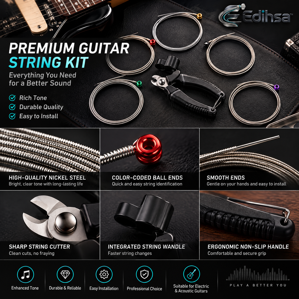 Edihsa™ Quick-Release Guitar Capo detail image 3