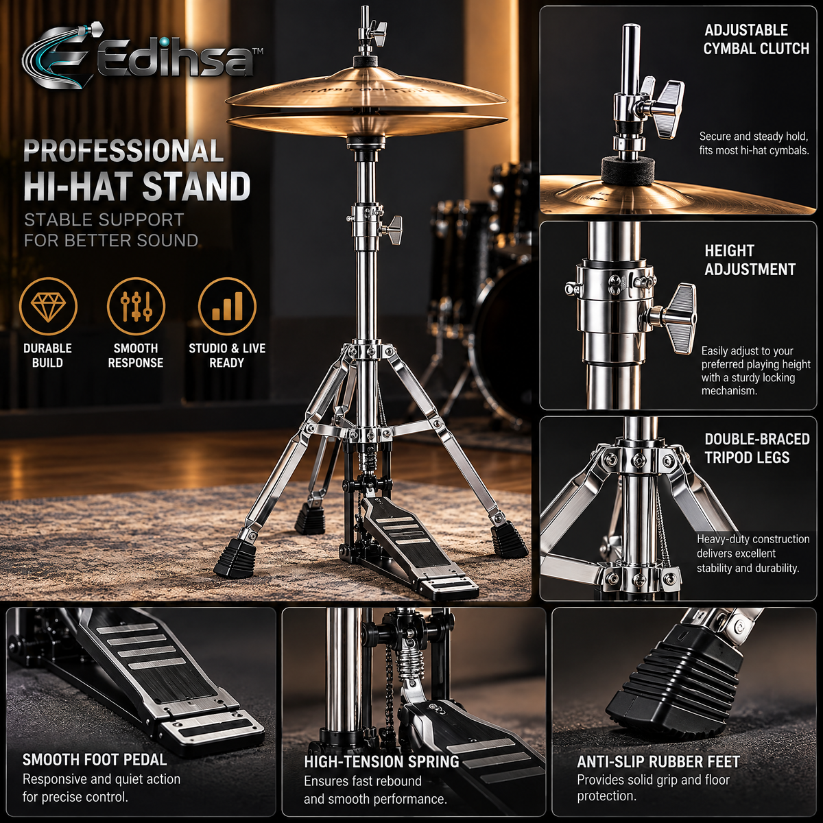 Edihsa™ Electric Guitar String Set with Winder detail image 3
